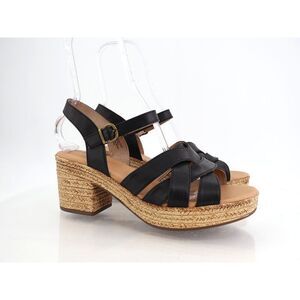 Born BOC Melodie Sandals Women's 11 Black Vegan Leather Strappy Slingback Shoes